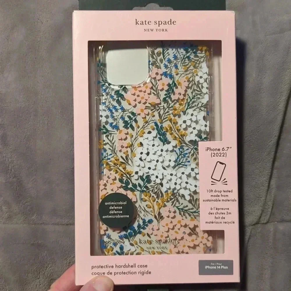 Kate Spade Iphone14 plus protective hardshell case